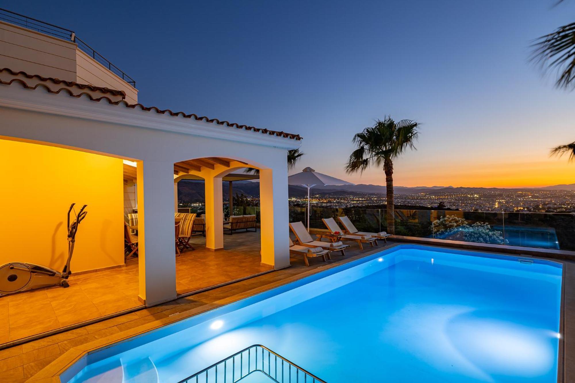 Karmilos Hill Villa Hriszí Aktí Haniá Kültér fotó