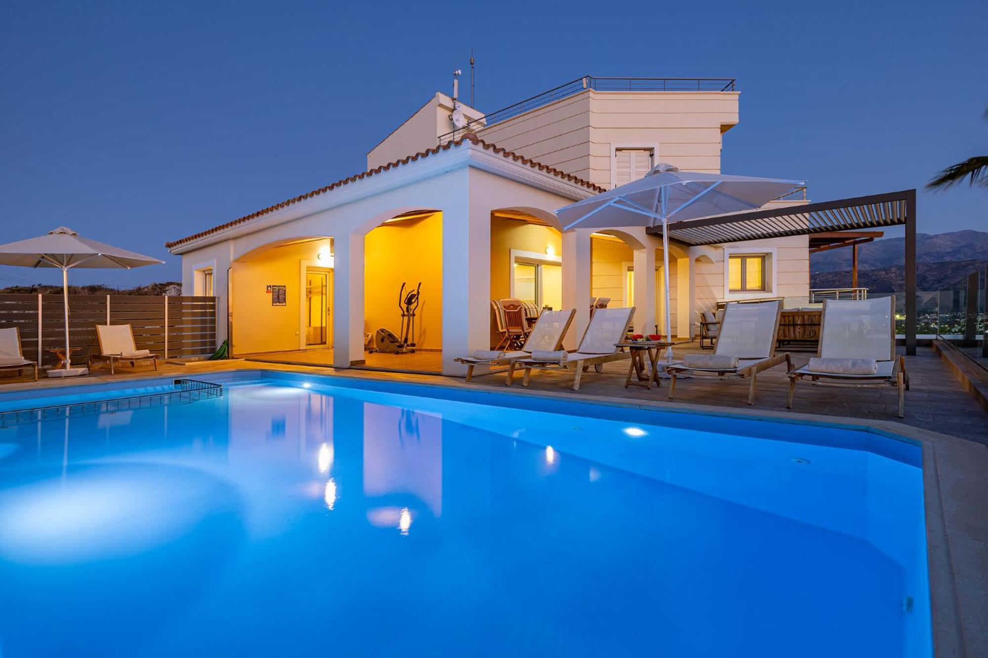 Karmilos Hill Villa Hriszí Aktí Haniá Kültér fotó
