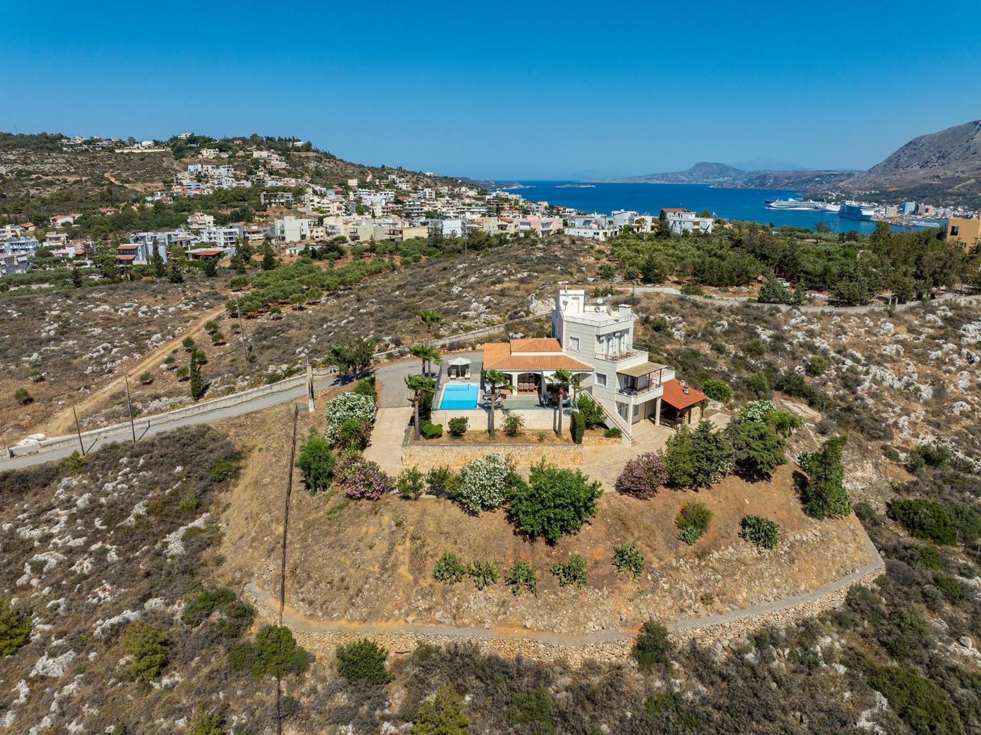 Karmilos Hill Villa Hriszí Aktí Haniá Kültér fotó