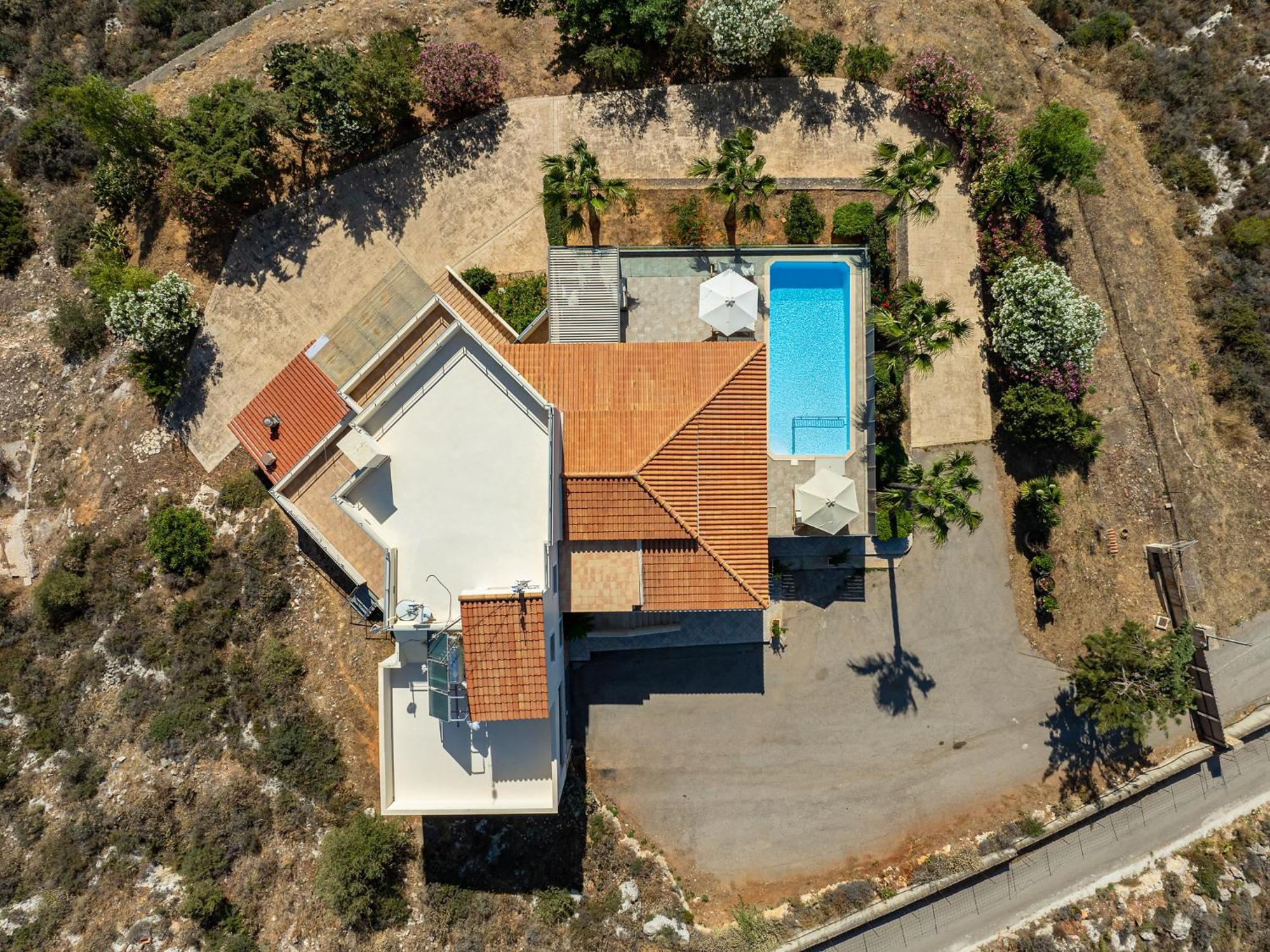 Karmilos Hill Villa Hriszí Aktí Haniá Kültér fotó