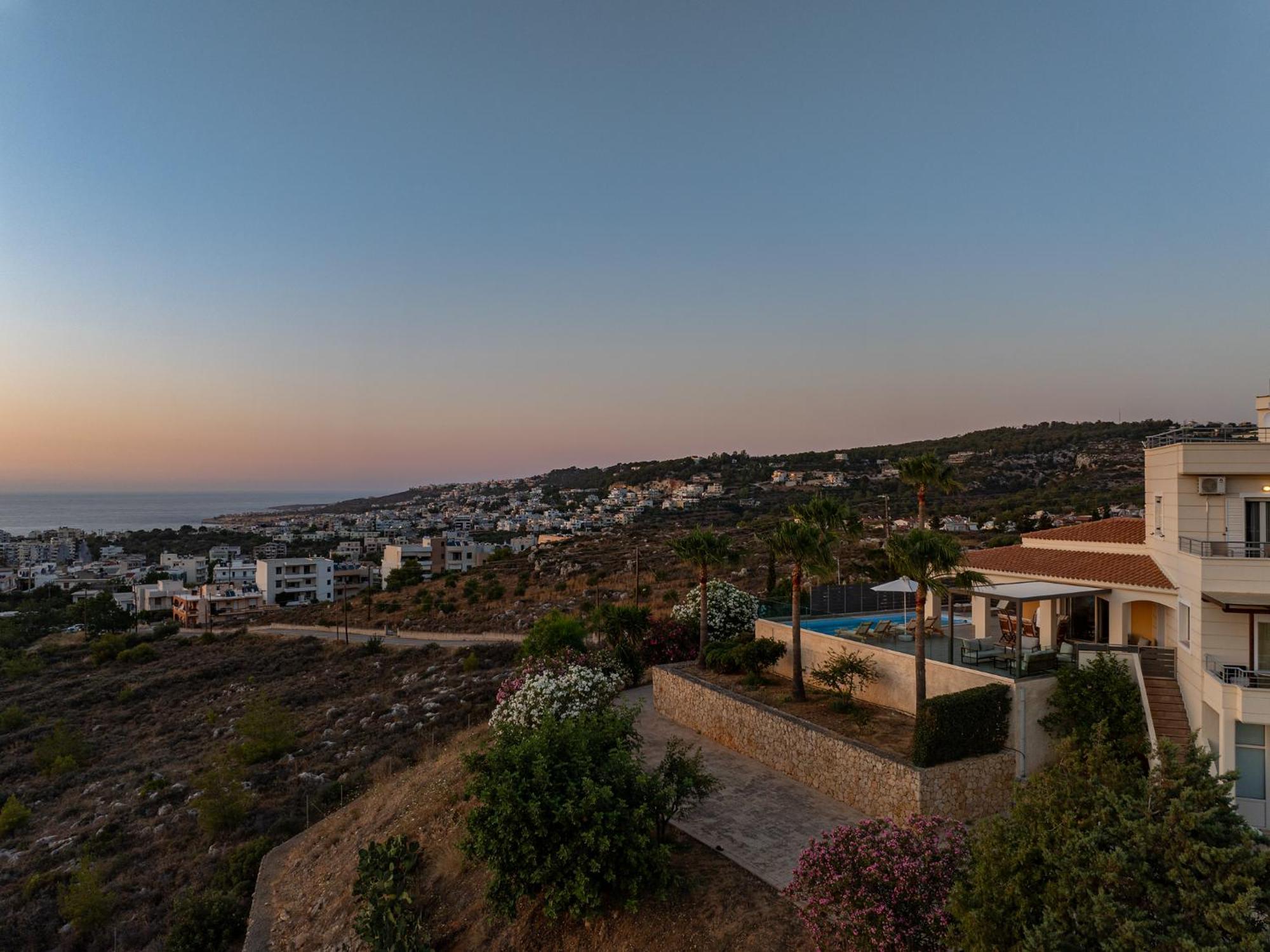 Karmilos Hill Villa Hriszí Aktí Haniá Kültér fotó