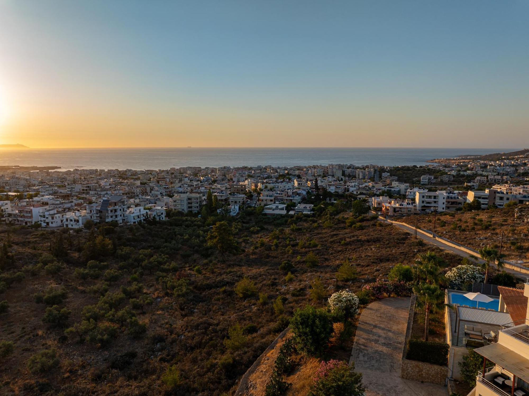 Karmilos Hill Villa Hriszí Aktí Haniá Kültér fotó