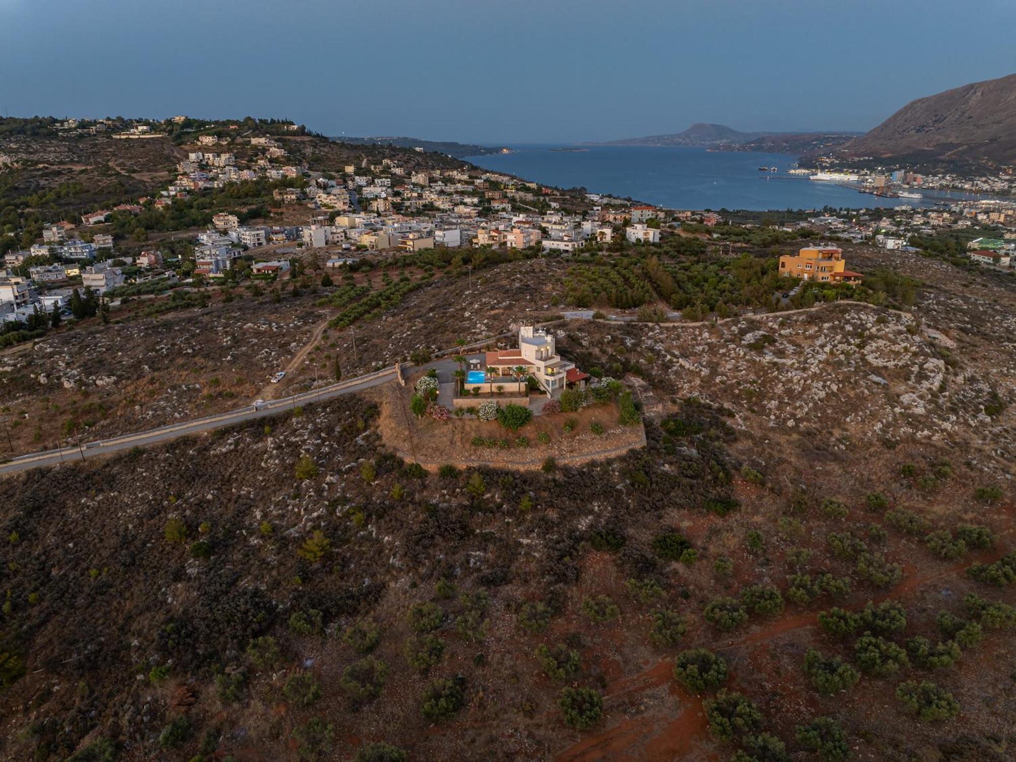 Karmilos Hill Villa Hriszí Aktí Haniá Kültér fotó