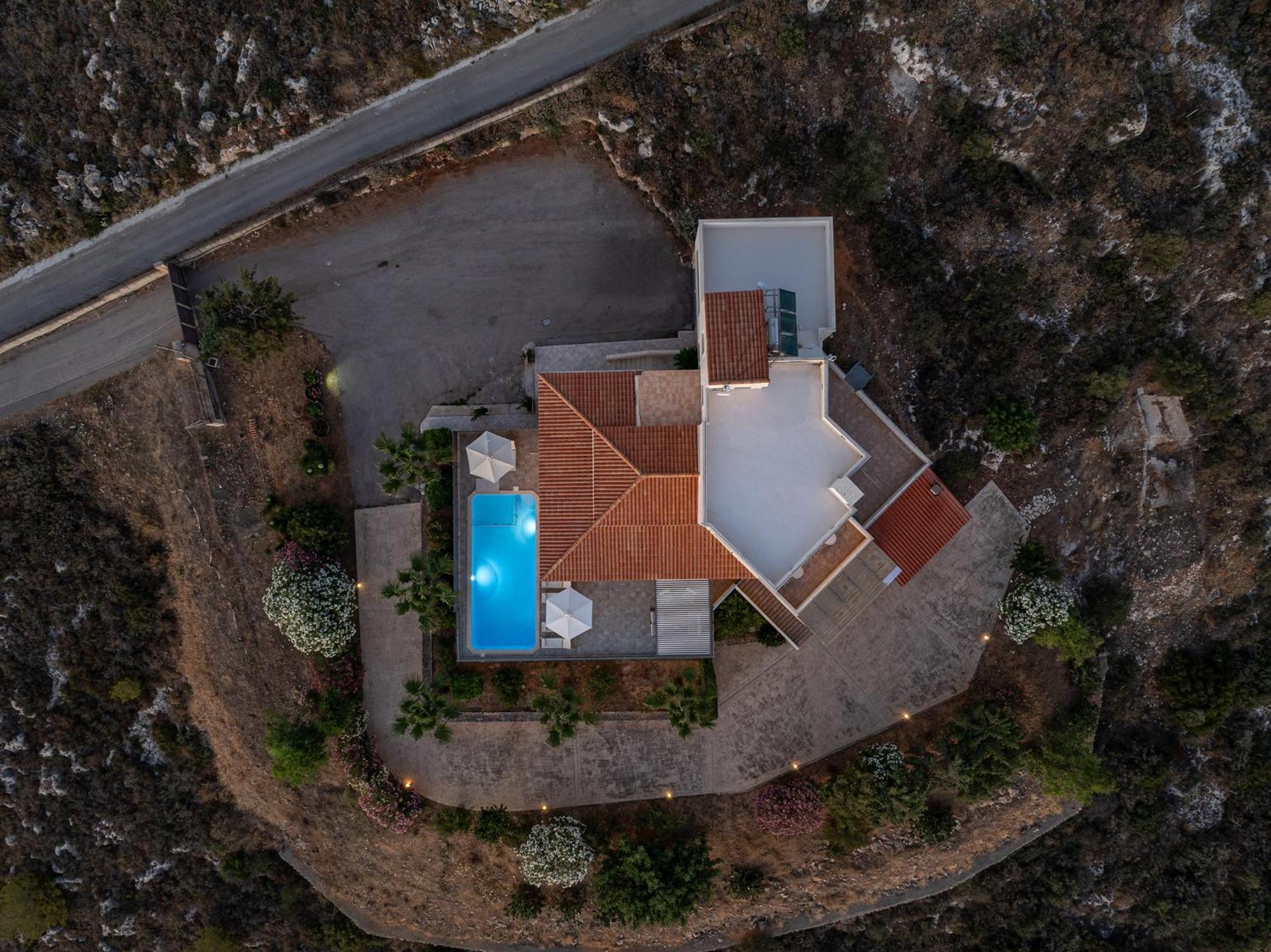 Karmilos Hill Villa Hriszí Aktí Haniá Kültér fotó